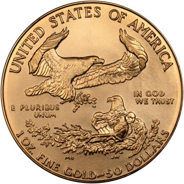 Монета Американський золотий орел, 50 доларів 1993, США, США