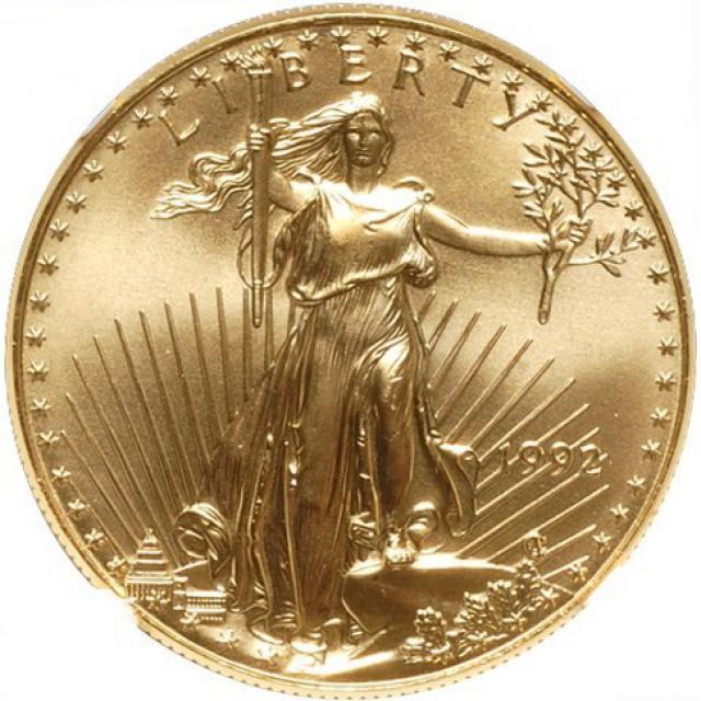 Монета Американський золотий орел, 50 доларів 1992, США, США