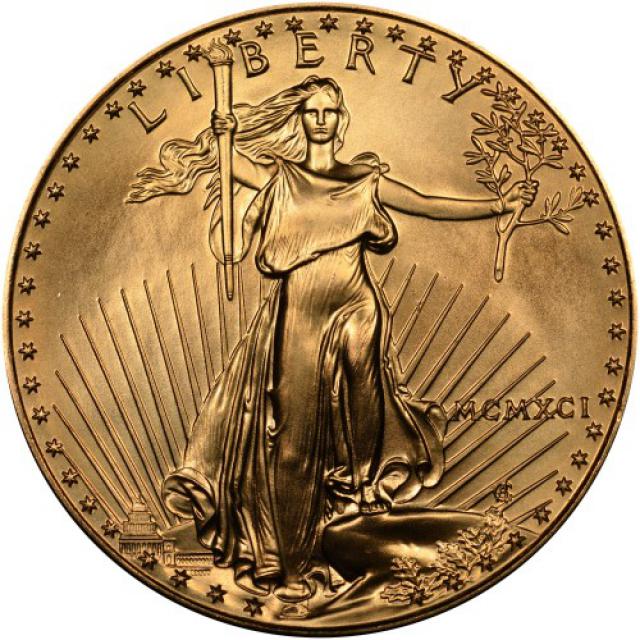 Монета Американський золотий орел, 50 доларів 1991, США, США