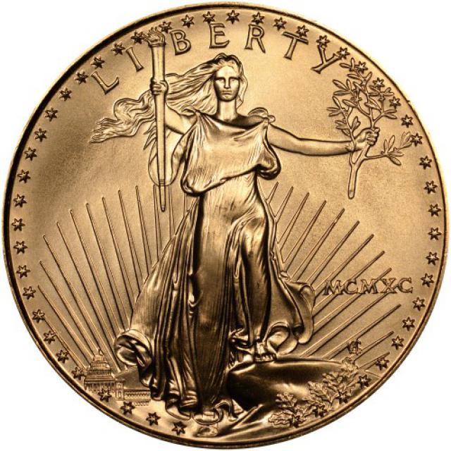 Монета Американський золотий орел, 50 доларів 1990, США, США