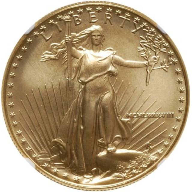 Монета Американський золотий орел, 50 доларів 1988, США, США