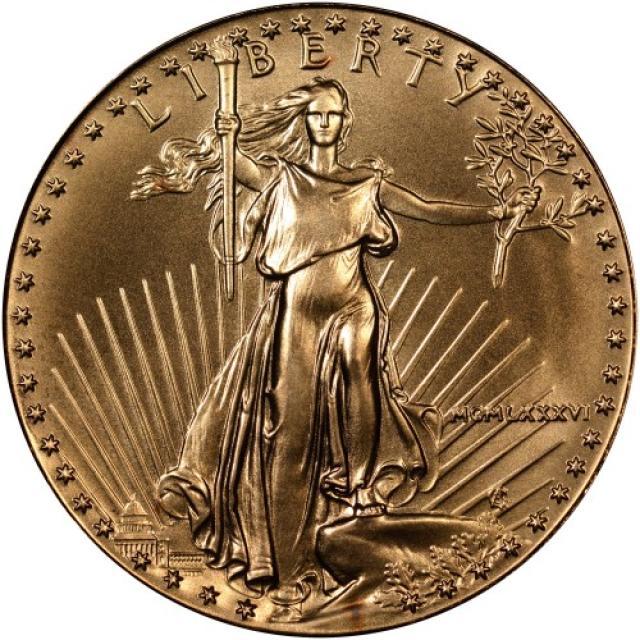 Монета Американський золотий орел, 50 доларів 1986, США, США