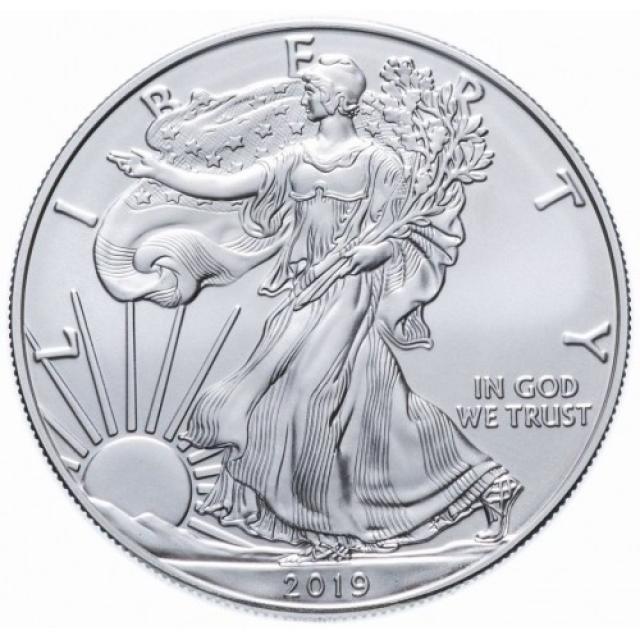 Монета Американський срібний орел, 1 долар 2019, США, США