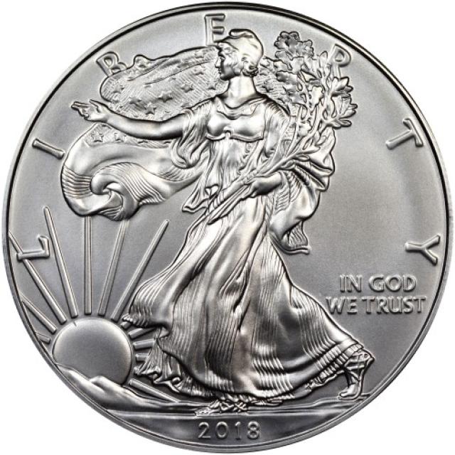 Монета Американський срібний орел, 1 долар 2018, США, США