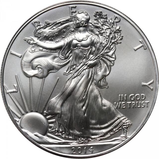 Монета Американський срібний орел, 1 долар 2014, США, США
