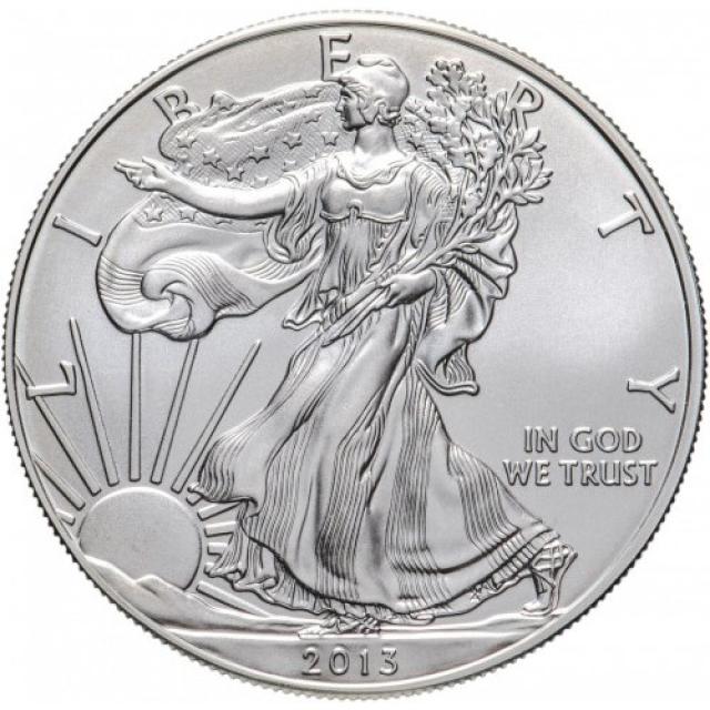 Монета Американський срібний орел, 1 долар 2013, США, США
