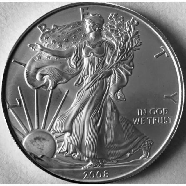 Монета Американський срібний орел, 1 долар 2008, США, США