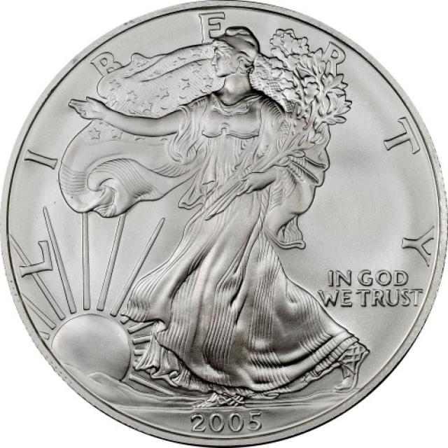 Монета Американський срібний орел, 1 долар 2005, США, США