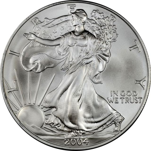 Монета Американський срібний орел, 1 долар 2004, США, США
