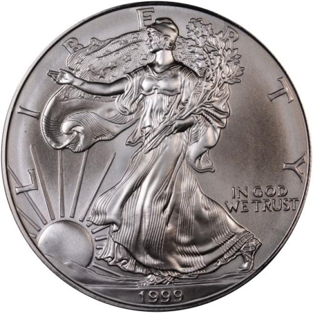 Монета Американський срібний орел, 1 долар 1999, США, США