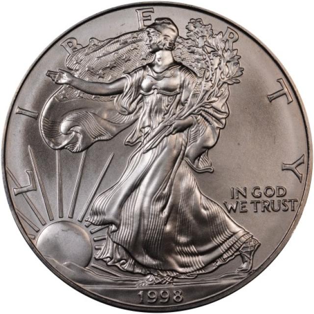 Монета Американський срібний орел, 1 долар 1998, США, США