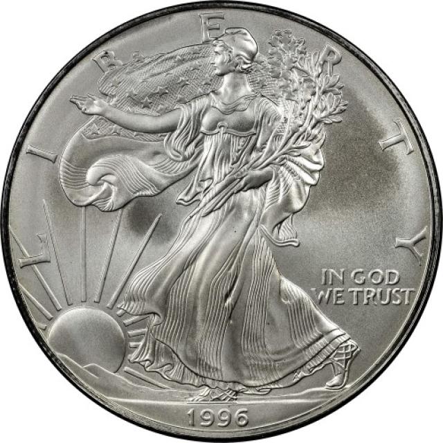 Монета Американський срібний орел, 1 долар 1996, США, США