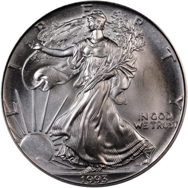 Монета Американський срібний орел, 1 долар 1993, США, США
