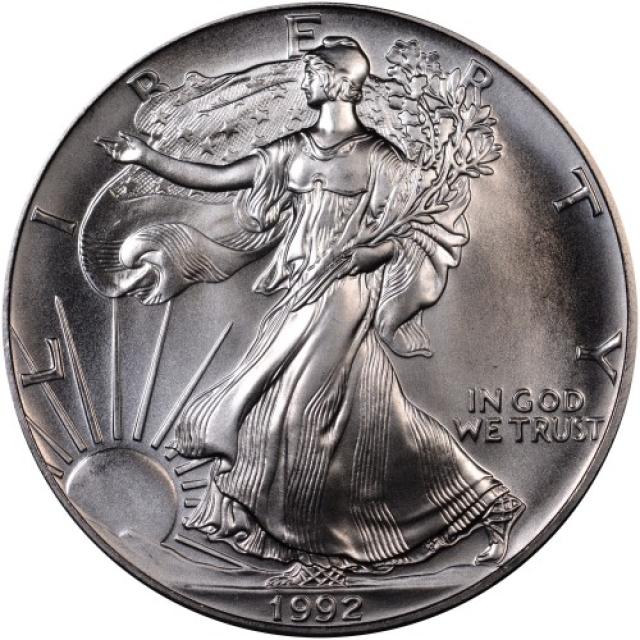 Монета Американський срібний орел, 1 долар 1992, США, США