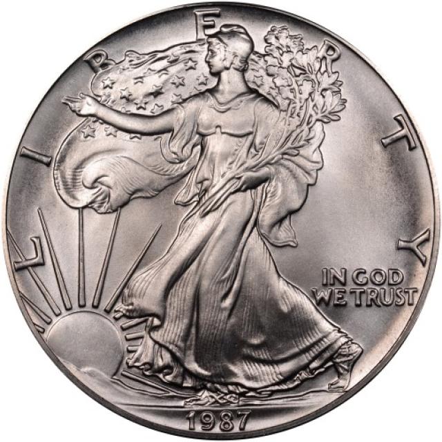 Монета Американський срібний орел, 1 долар 1987, США, США