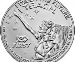 Монета Кріста Маколіфф, 1 долар 2021, США, США