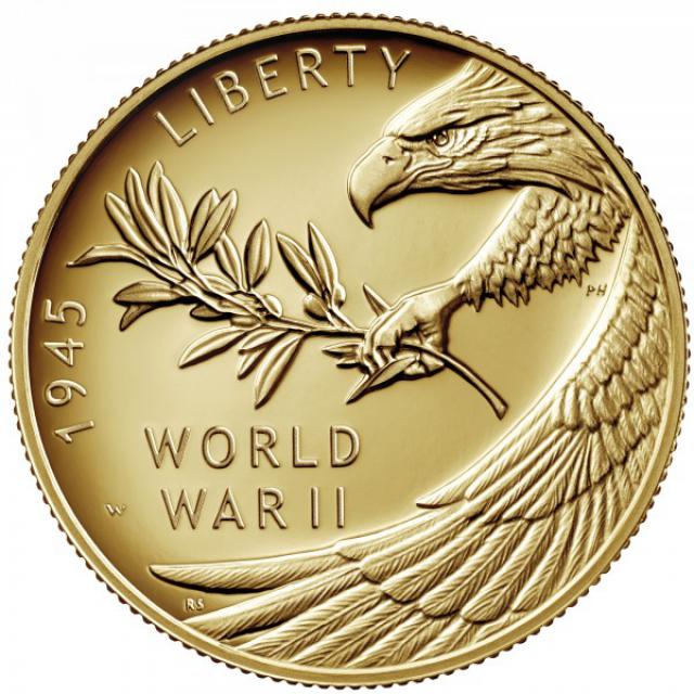 Монета End of WWII, 25 доларів 2020, США, США