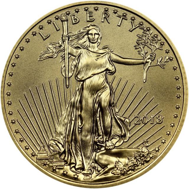 Монета Американський золотий орел, 10 доларів 2018, США, США