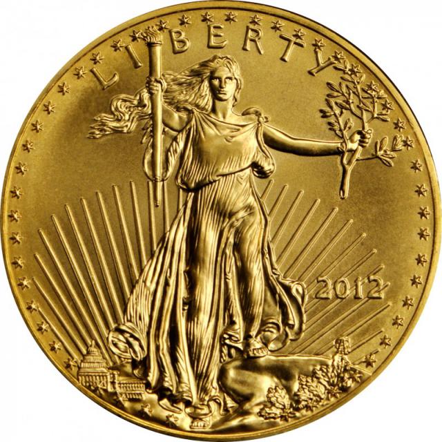 Монета Американський золотий орел, 10 доларів 2012, США, США
