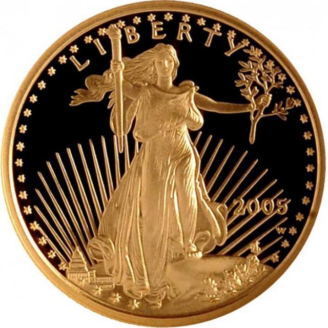 Монета Американський золотий орел, 10 доларів 2005, США, США