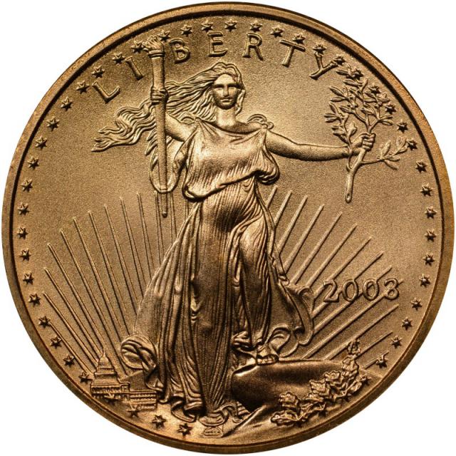 Монета Американський золотий орел, 10 доларів 2003, США, США