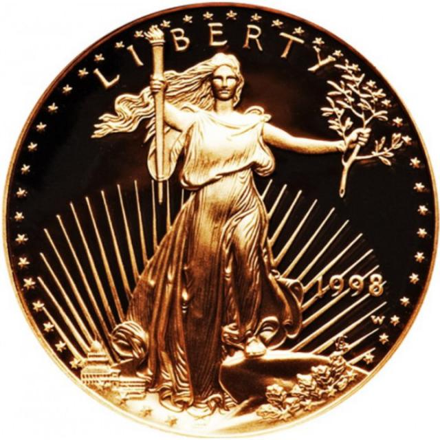 Монета Американський золотий орел, 10 доларів 1998, США, США