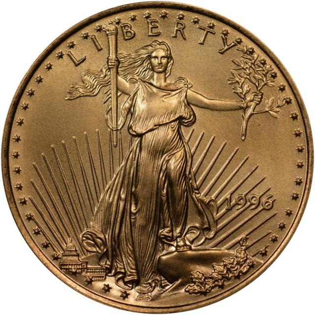 Монета Американський золотий орел, 10 доларів 1996, США, США