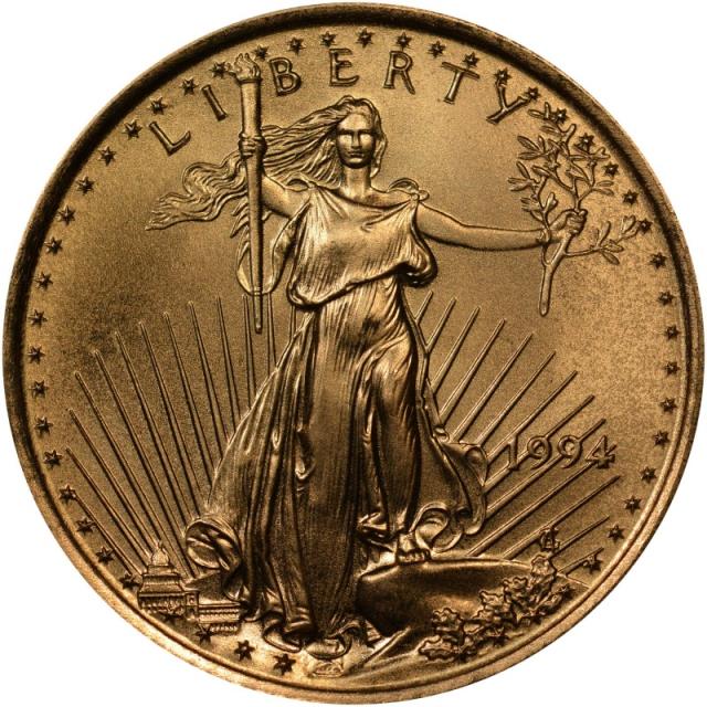 Монета Американський золотий орел, 10 доларів 1994, США, США