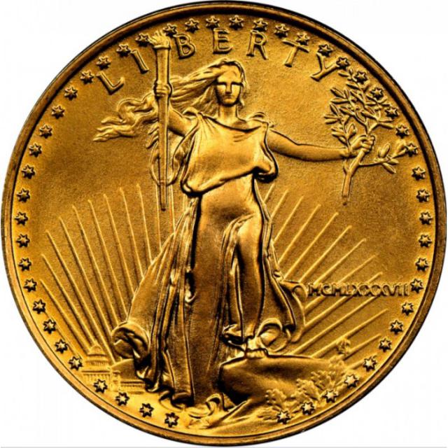 Монета Американський золотий орел, 10 доларів 1987, США, США