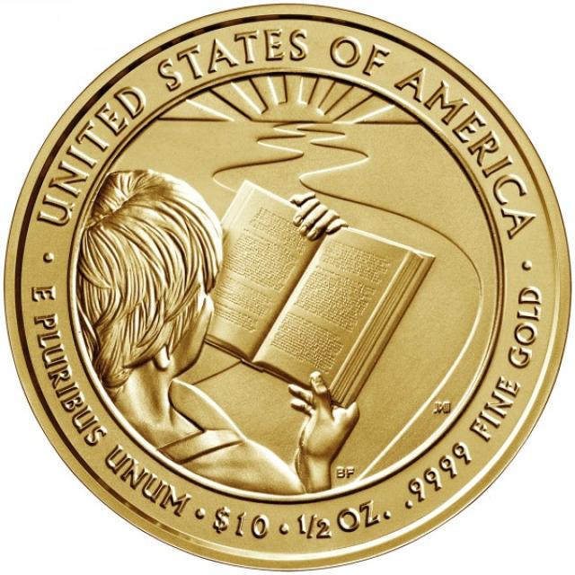 Монета Барбара Буш (1989-1993), 10 доларів 2020, США, Перший з подружжя