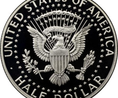 Монета Кеннеді Півдолара, ½ долара 2012, США, США