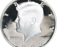 Монета Кеннеді Півдолара, ½ долара 2007, США, США