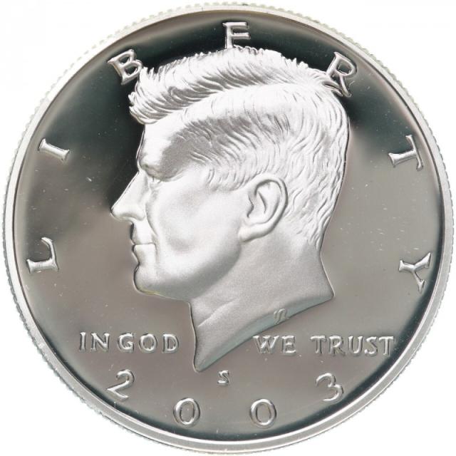 Монета Кеннеді Півдолара, ½ долара 2003, США, США
