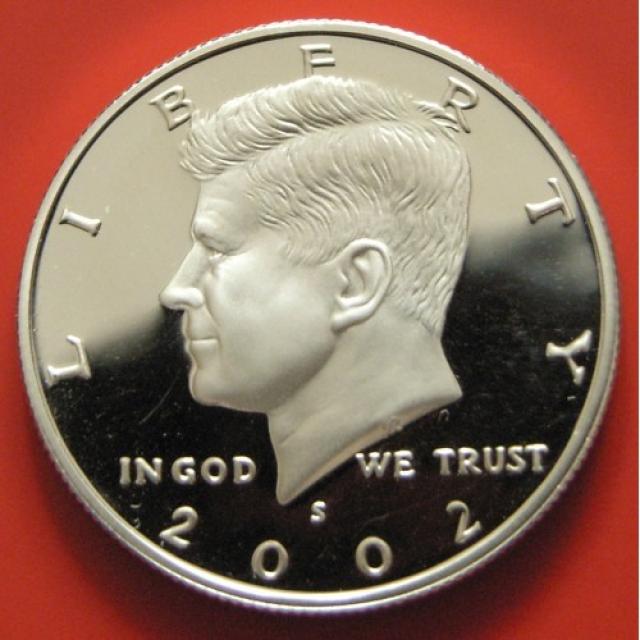 Монета Кеннеді Півдолара, ½ долара 2002, США, США