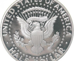 Монета Кеннеді Півдолара, ½ долара 1997, США, США