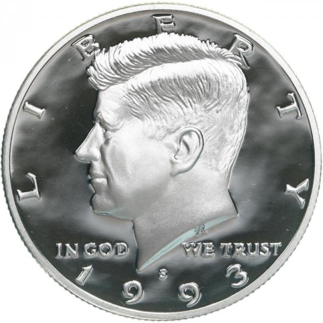 Монета Кеннеді Півдолара, ½ долара 1993, США, США