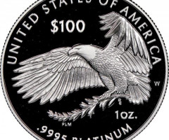 Монета Американський Платиновий орел, 100 доларів 2019, США, США