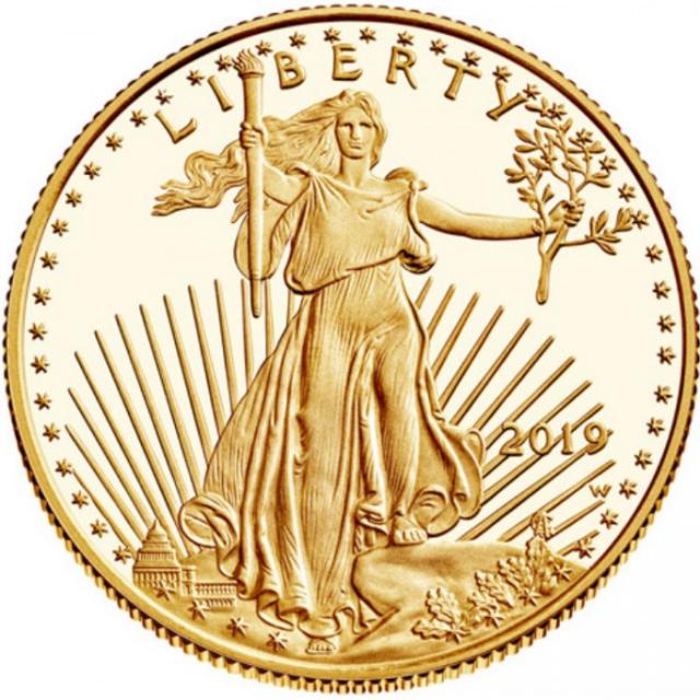 Монета Американський золотий орел, 25 доларів 2019, США, США