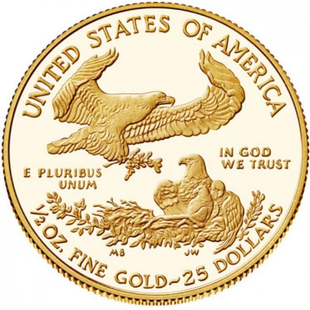 Монета Американський золотий орел, 25 доларів 2019, США, США