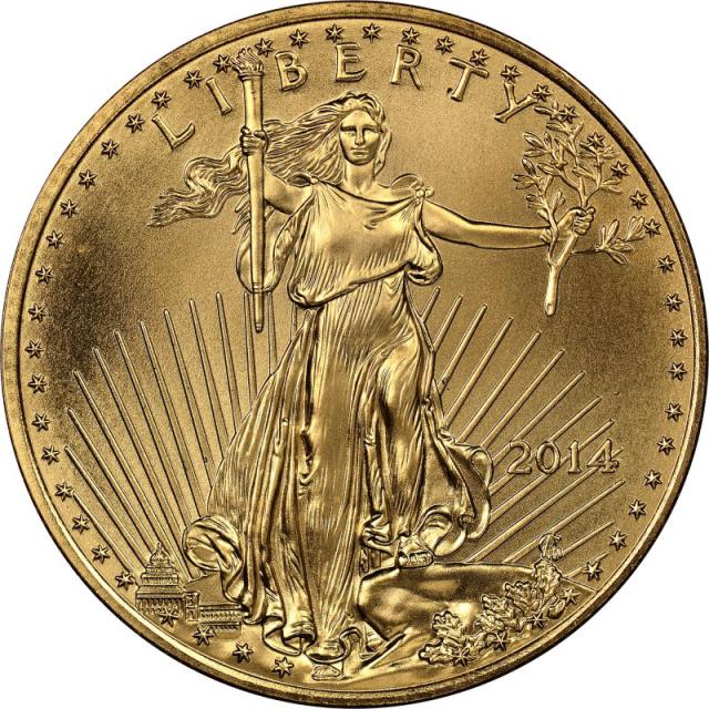 Монета Американський золотий орел, 25 доларів 2014, США, США