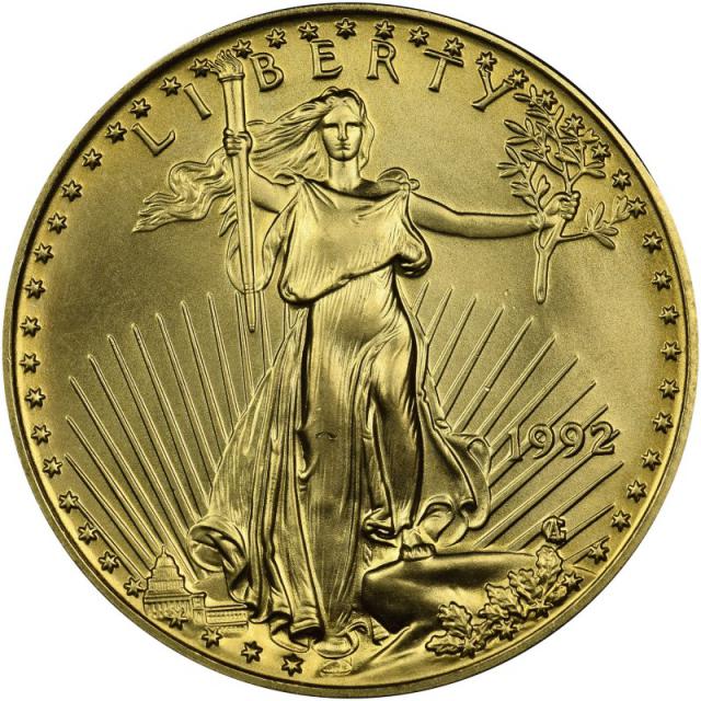 Монета Американський золотий орел, 25 доларів 1992, США, США