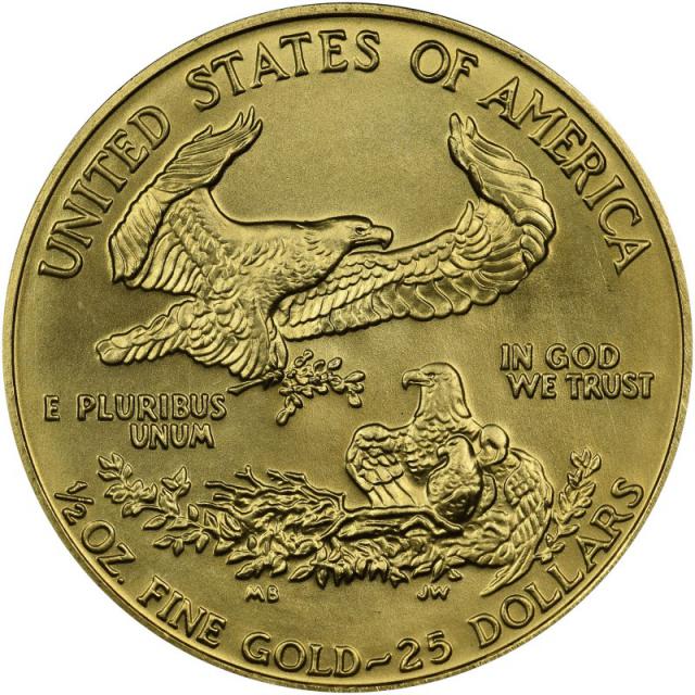 Монета Американський золотий орел, 25 доларів 1992, США, США