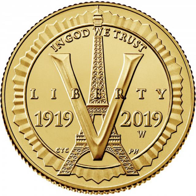 Монета American Legion, 5 доларів 2019, США, США