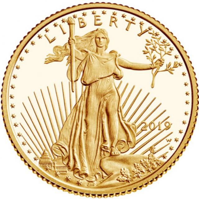 Монета Американський золотий орел, 5 доларів 2019, США, США