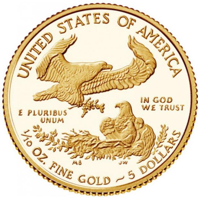 Монета Американський золотий орел, 5 доларів 2019, США, США