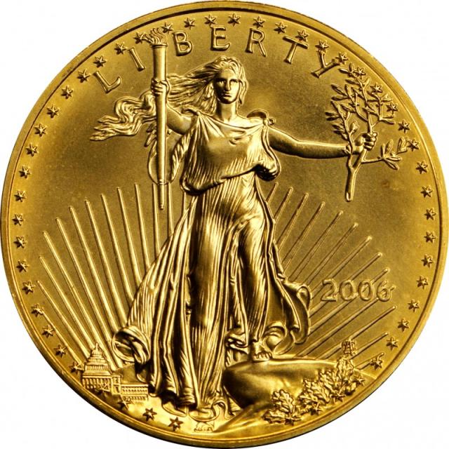 Монета Американський золотий орел, 5 доларів 2006, США, США