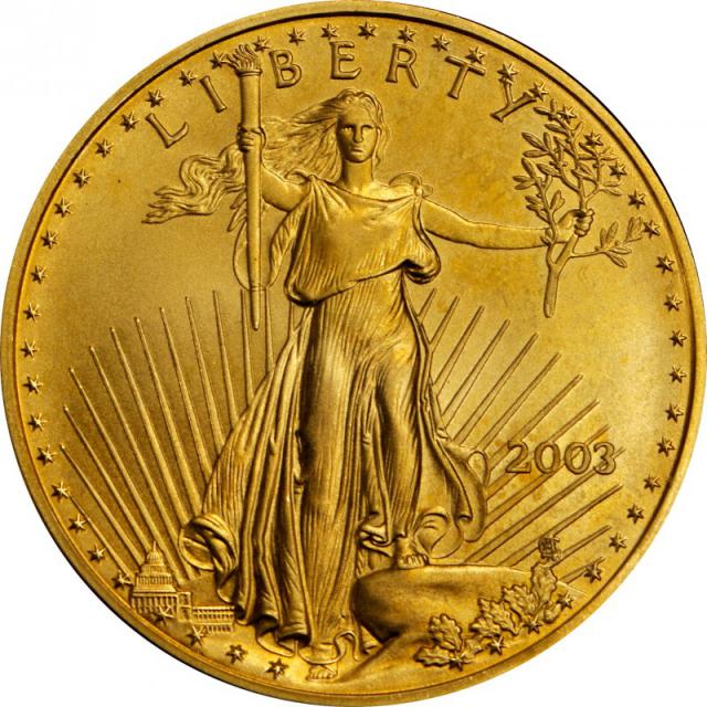 Монета Американський золотий орел, 5 доларів 2003, США, США