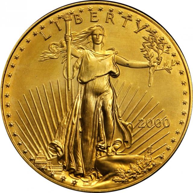Монета Американський золотий орел, 5 доларів 2000, США, США
