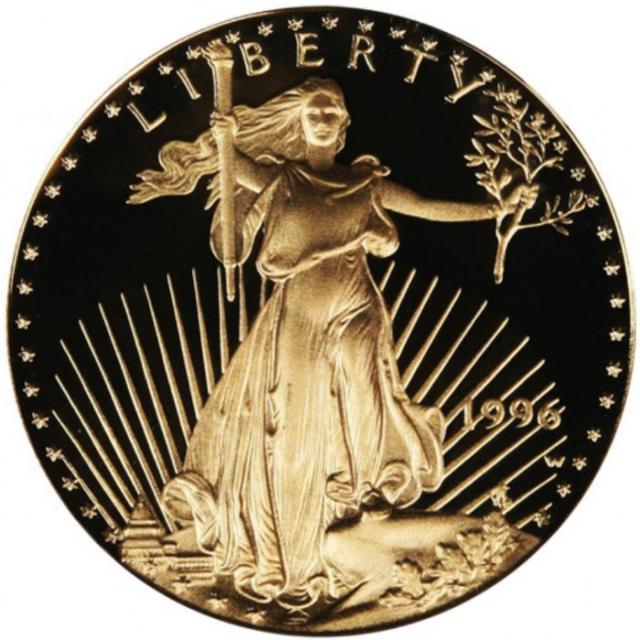 Монета Американський золотий орел, 5 доларів 1996, США, США