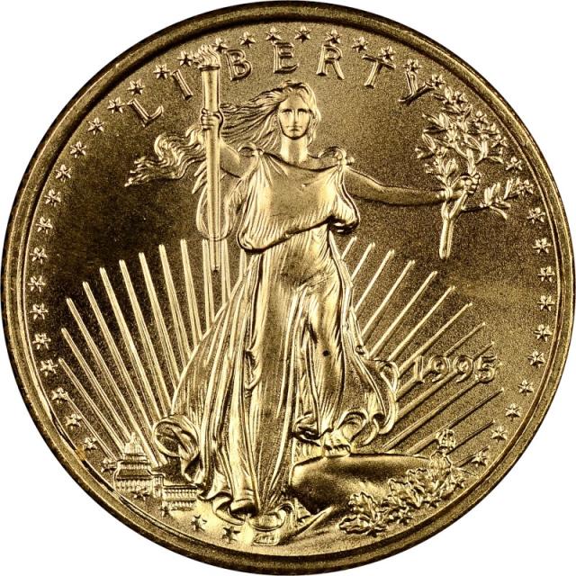 Монета Американський золотий орел, 5 доларів 1995, США, США